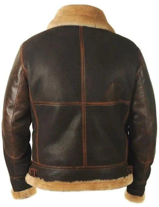Henderson - Clásica Chaqueta de Aviador para Hombres