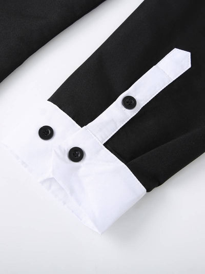 Tonie – Camisa Elegante con Contraste de Corte Moderno
