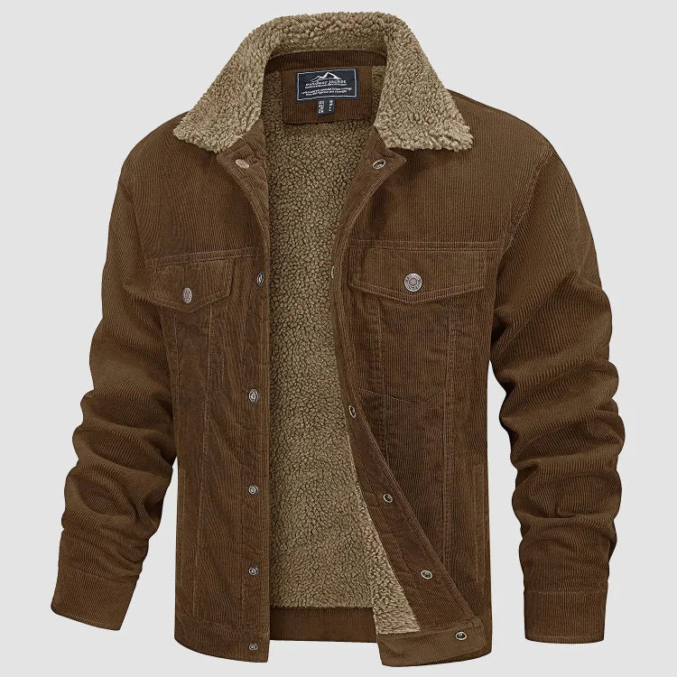 Leif - Robusta chaqueta de pana para un look urbano