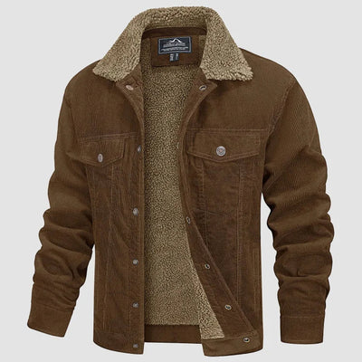 Leif - Robusta chaqueta de pana para un look urbano