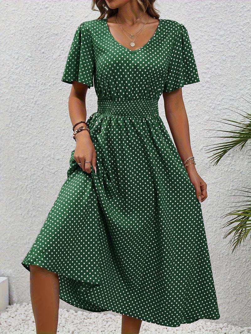 Melanie - Vestido con Estampado Floral Vibrante para Primavera y Verano