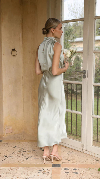 Nancy - Vestido largo y brillante para mujeres