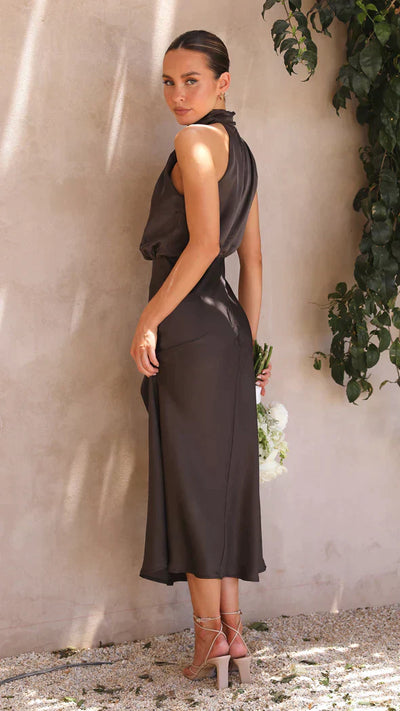 Nancy - Vestido largo y brillante para mujeres