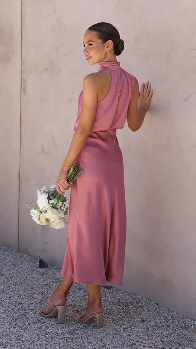Nancy - Vestido largo y brillante para mujeres