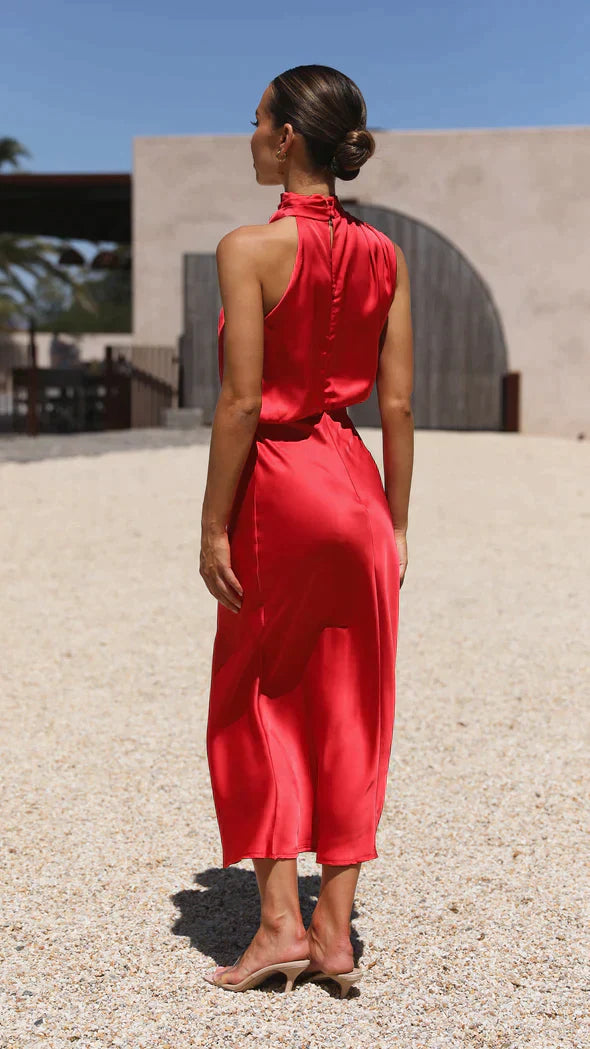 Nancy - Vestido largo y brillante para mujeres