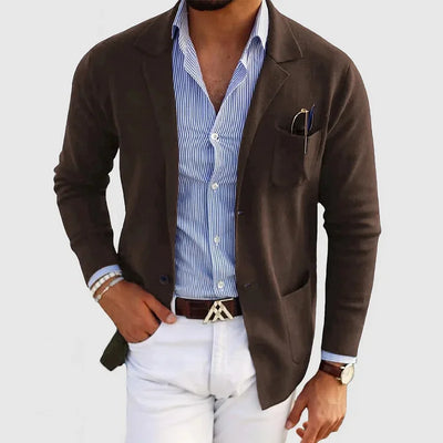 Nico – Elegante blazer de hombre con solapa y botones