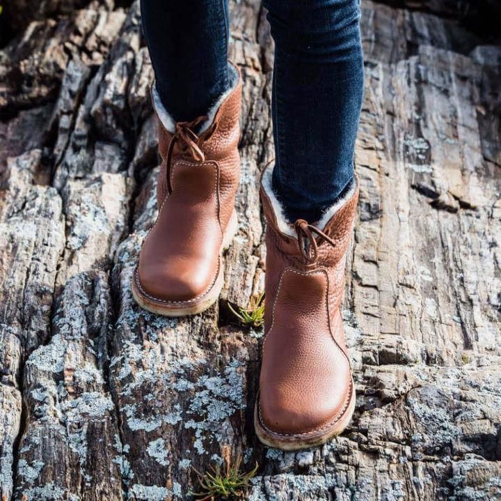 Asami - Botas impermeables con forro de lana para mujer