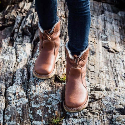 Asami - Botas impermeables con forro de lana para mujer