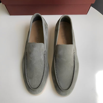 Dwayne - Elegantes mocasines de cuero planos para hombres