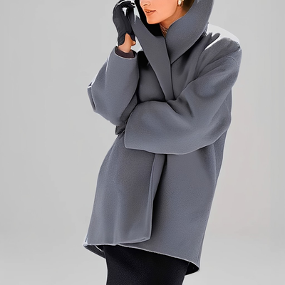 Natalia - Moderna chaqueta de lana holgada para mujeres