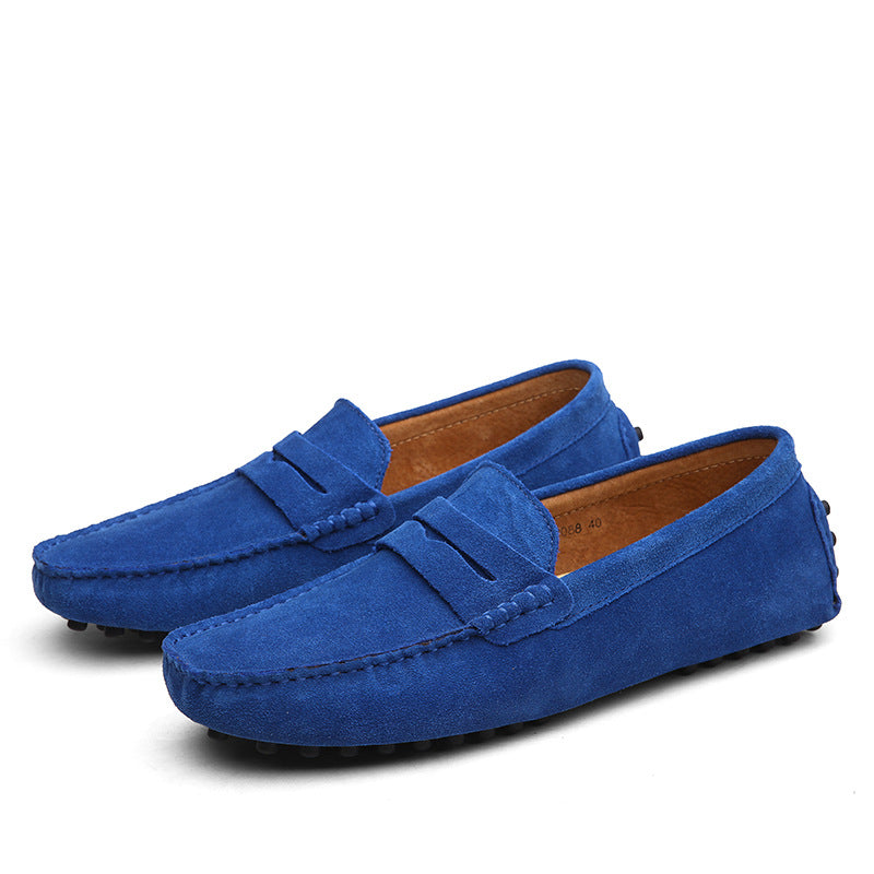 Benson - Moderno Mocasines de Cuero para Hombres
