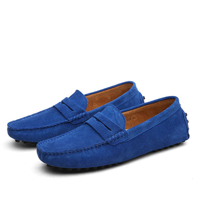 Benson - Moderno Mocasines de Cuero para Hombres