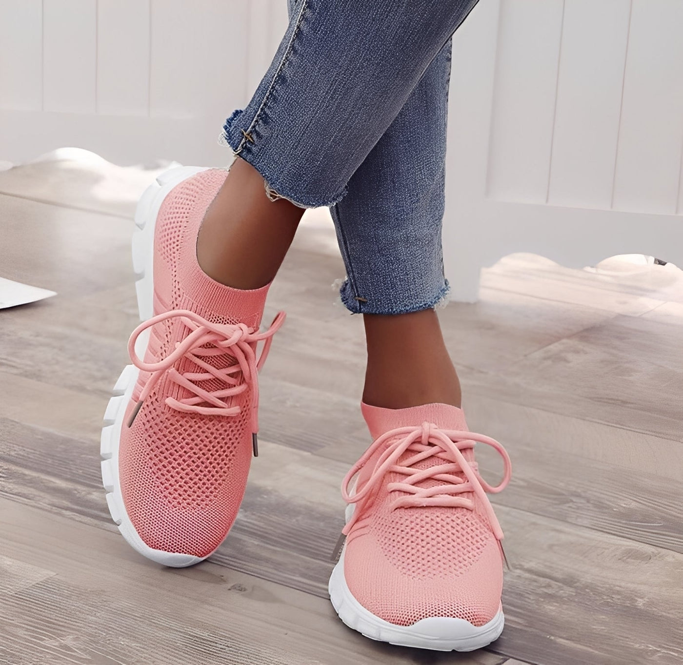 Amanda - Zapatillas ortopédicas de malla tejida para mujeres