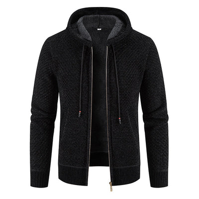 Roswell - Elegante Cardigan con Capucha para Hombres
