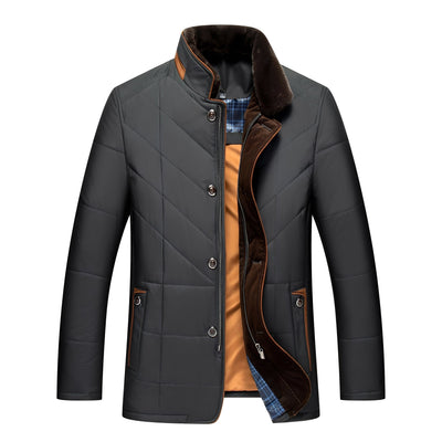 Rodney – Elegante, chaqueta acolchada con botones para hombres