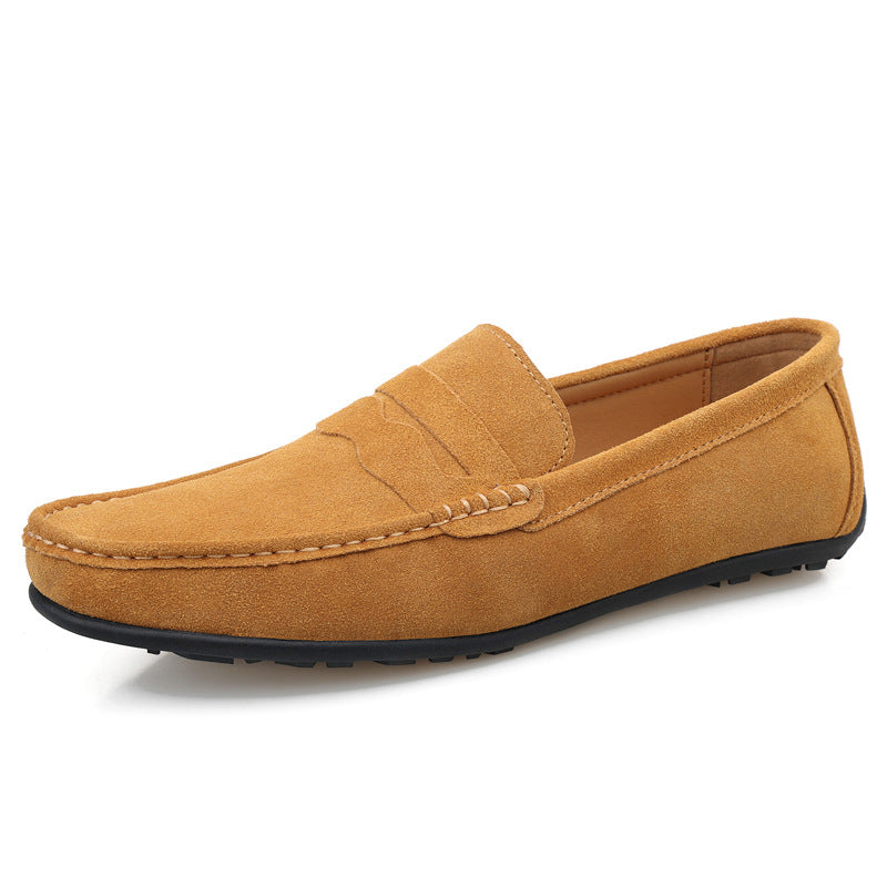 Gibson - Mocasines retro de gamuza para hombres