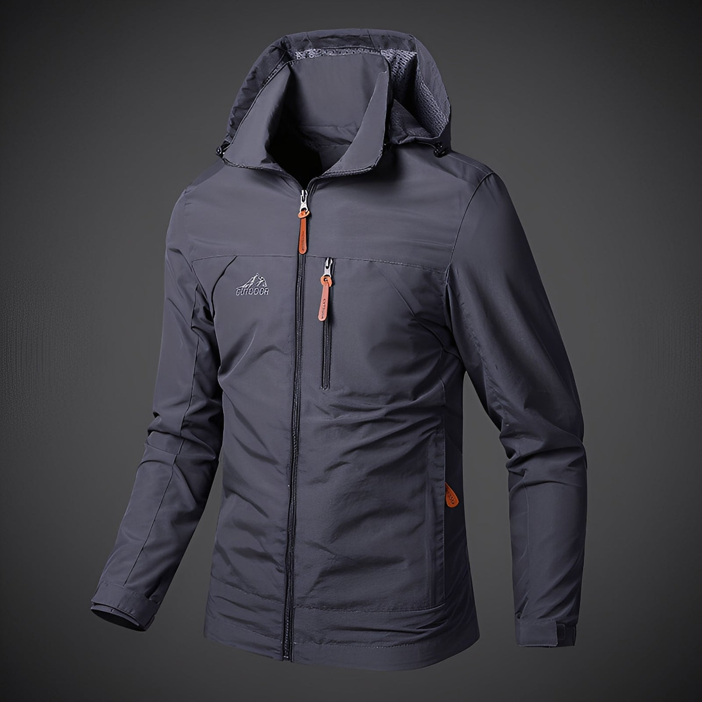 Dalton - Chaqueta impermeable con capucha para hombres