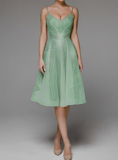 Anabelle - Elegante vestido sin mangas con tirantes para mujeres