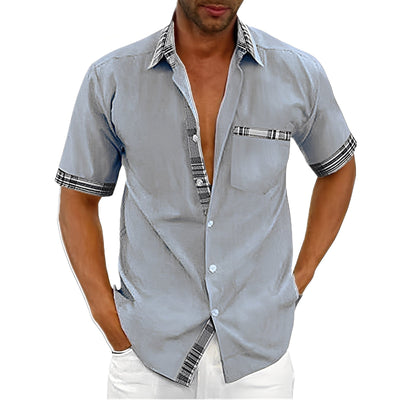 Marvin - Camisa Corta Casual para Hombres
