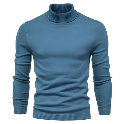 Garnett - Jersey de Cuello Alto Casual para Hombres