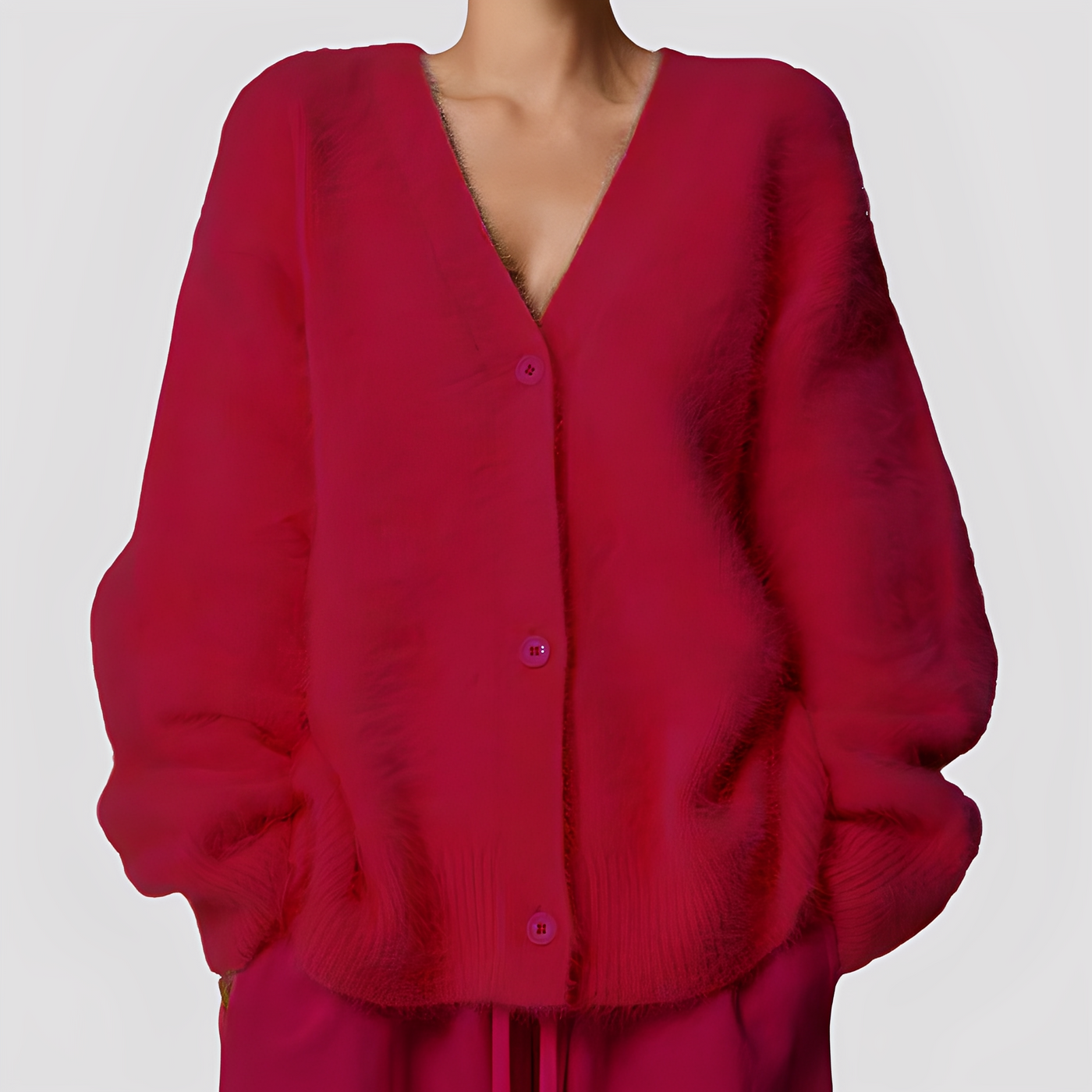 Lavena - Suéter Oversize de Cachemir Suave para Mujeres