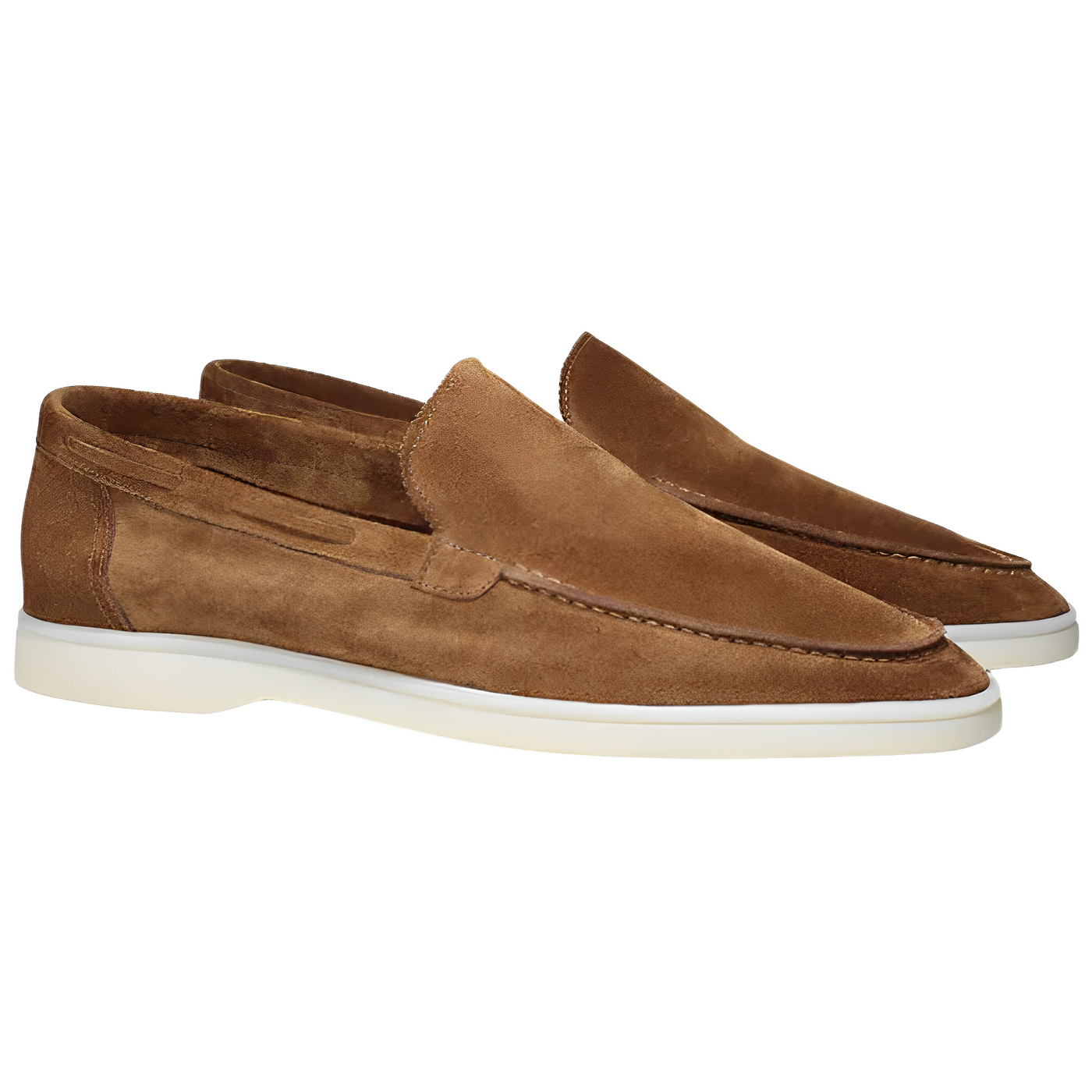 Lewin - Zapatos Casuales Retro de Gamuza para Hombres
