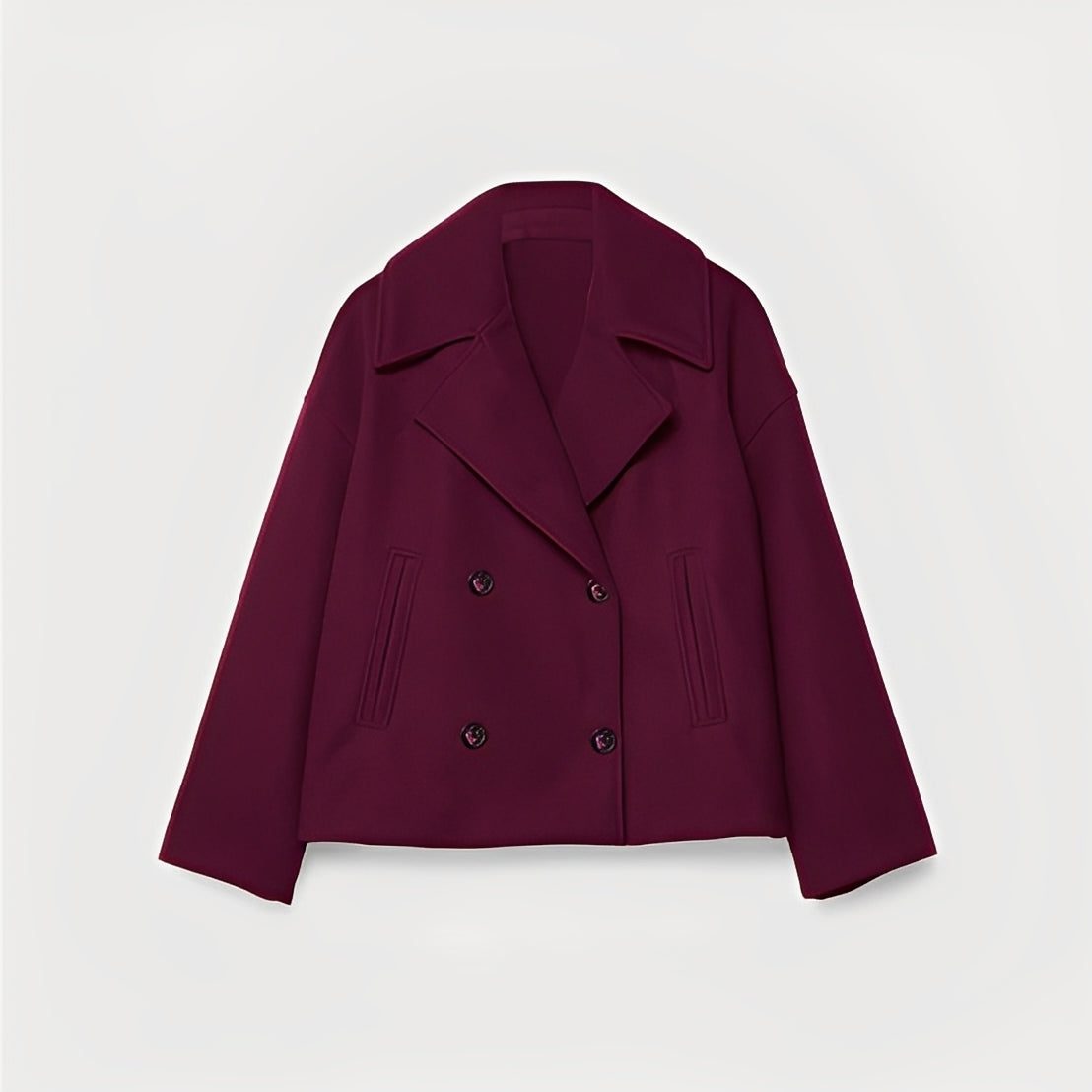 Abegail - Chaqueta corta holgada y casual para mujeres