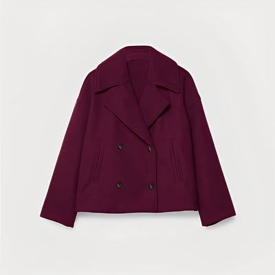 Abegail - Chaqueta corta holgada y casual para mujeres