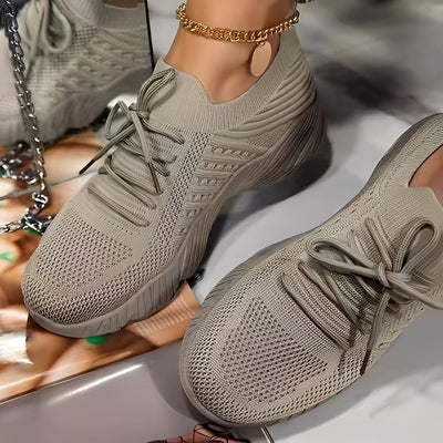Eleanore - Zapatos casuales con suelas de goma gruesas para mujer
