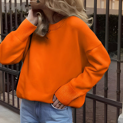 Shanelle - Clásico Suéter Cuello Redondo para Mujer
