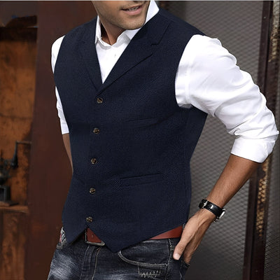 Edwin - Chaleco estrecho y casual para hombres