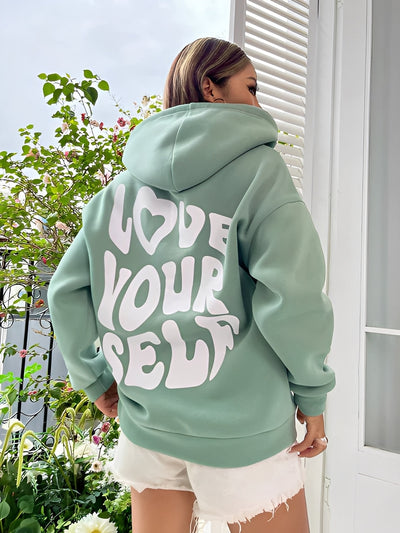 Marian - Moderna sudadera con diseño de declaración para mujeres