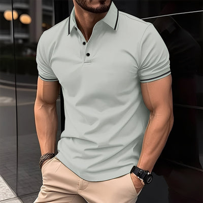 Mervyn - Camiseta polo deportiva de manga corta casual para hombres