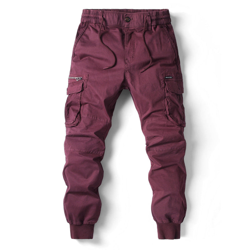 Trevor - Pantalón cargo casual con varios bolsillos para hombres