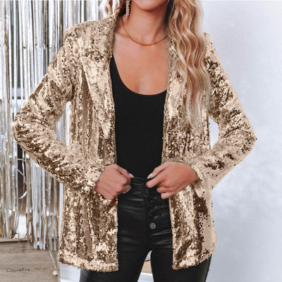 Miranda - Blazer Brillante de Lentejuelas para Mujer