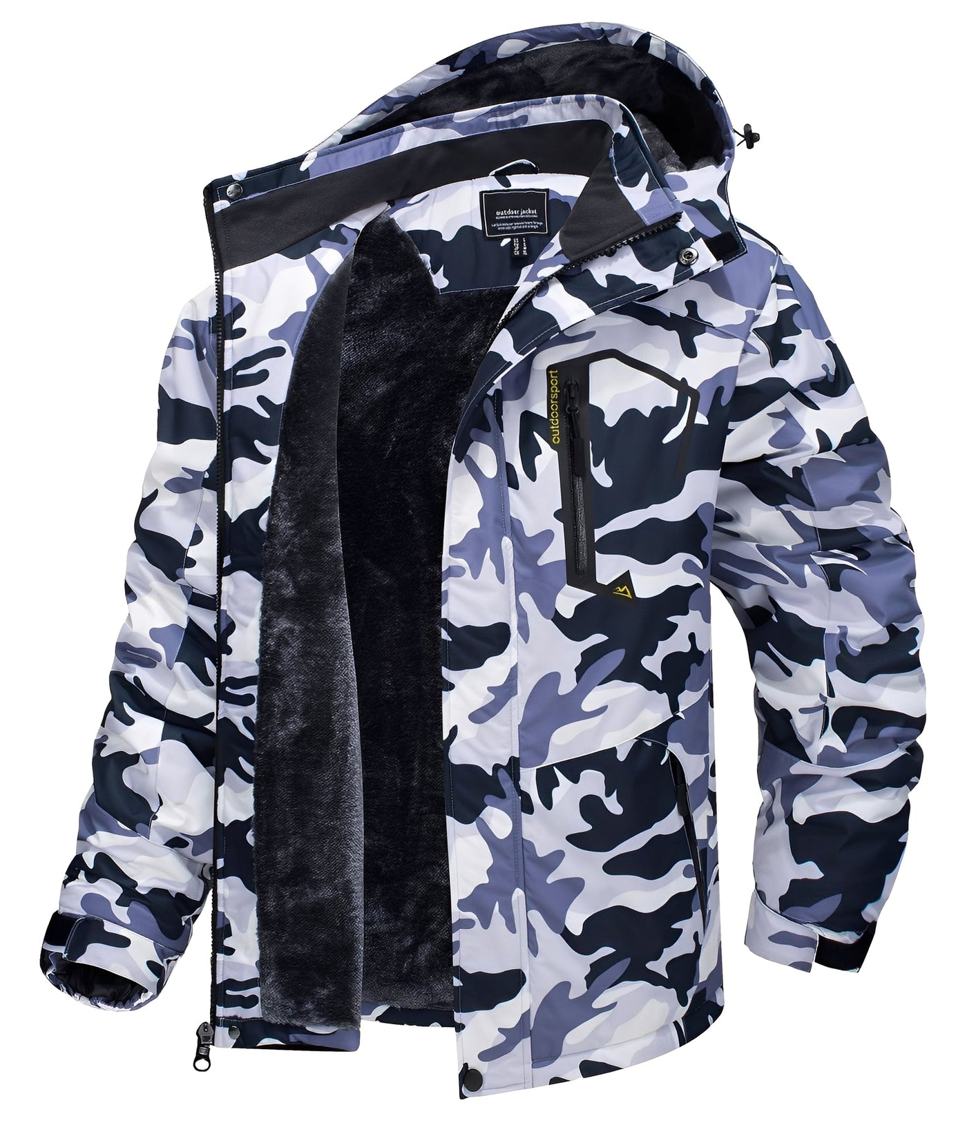 Marvyn - Moderna chaqueta impermeable para hombres