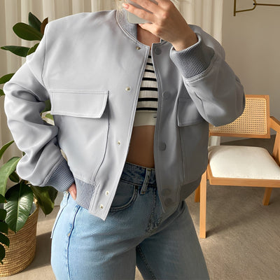 Marva - Casual, chaqueta suelta con grandes bolsillos para mujer