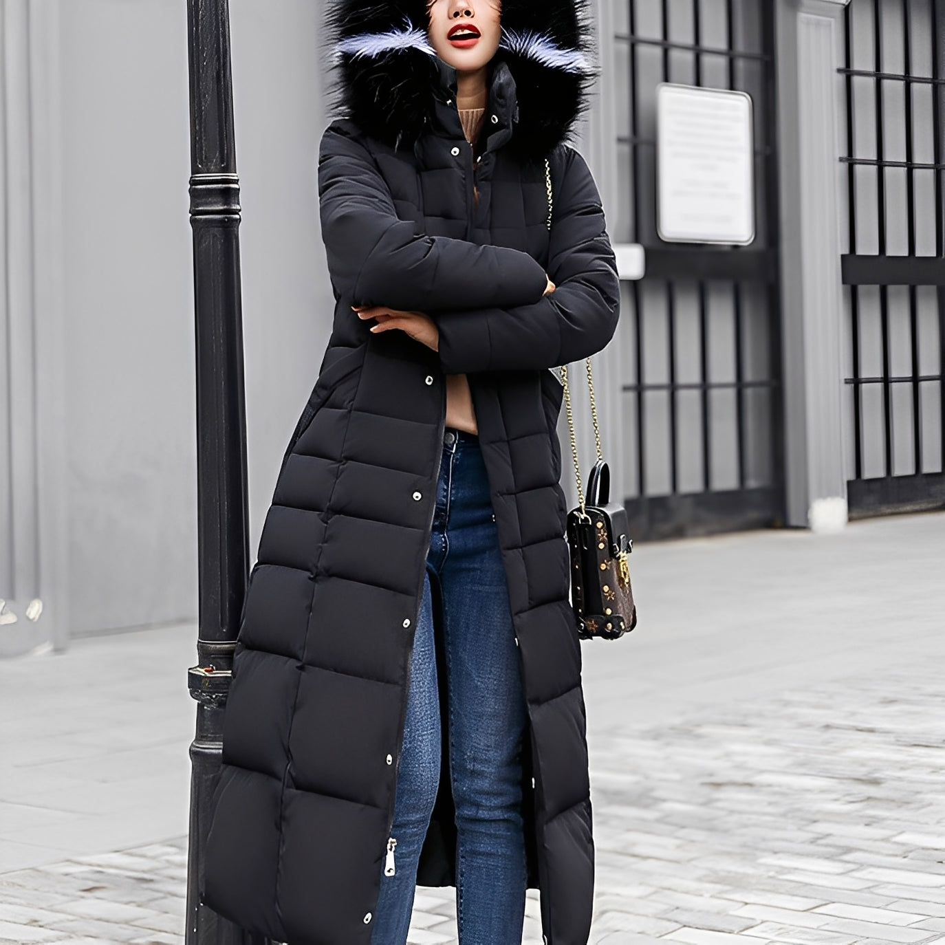 Geraldine - Suave acolchado abrigo de invierno para mujeres