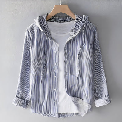 Emmerson - Camisa Casual con Capucha para Hombres