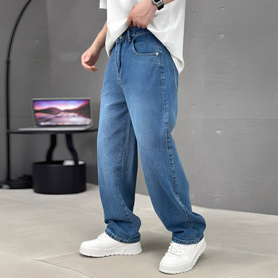 Wendell - Jeans elegantes con pierna ancha para hombres