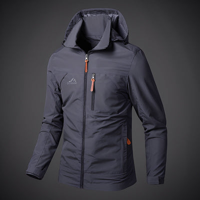 Finnegan - Chaqueta Casual al Aire Libre con Capucha para Hombres