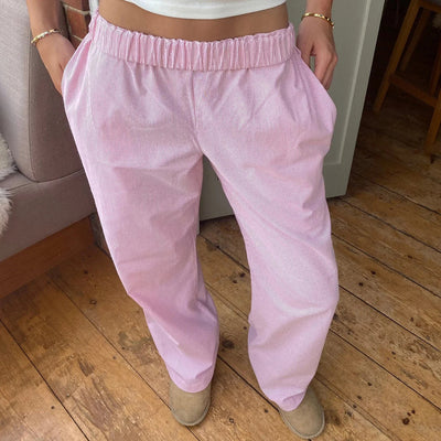 Elis – Pantalones Mujer Pierna Ancha a Cintura Alta