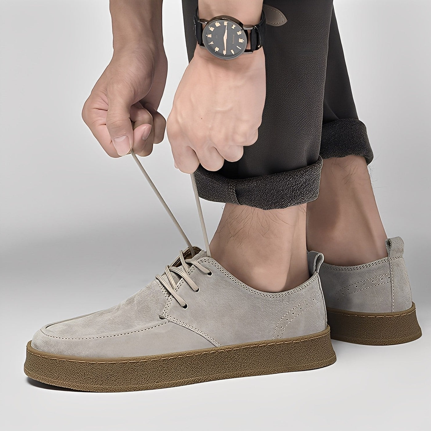 Riordan - Elegantes zapatos de gamuza para hombres