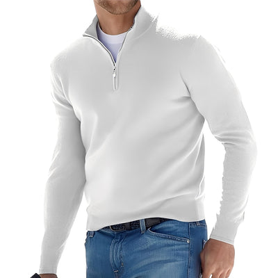 Fredric - Suéter Casual con Cierre para Hombres