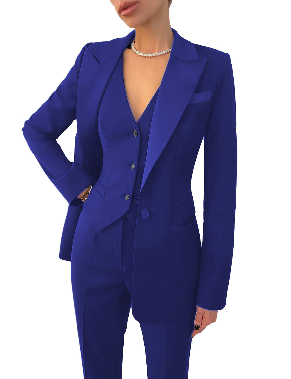 Keanna - Conjunto formal de negocios de tres piezas para mujeres