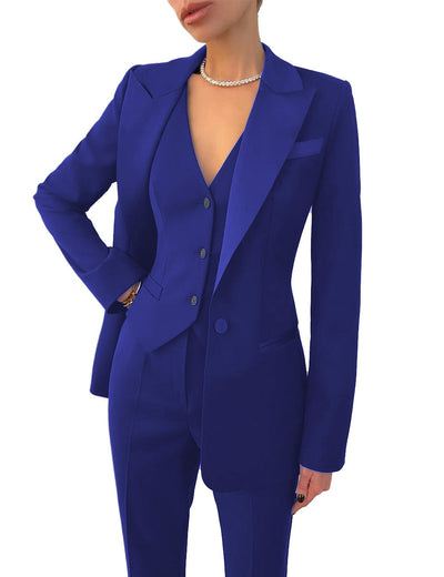 Keanna - Conjunto formal de negocios de tres piezas para mujeres