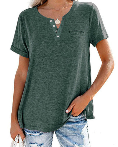 Élodie – Camisa de Mujer de Manga Corta