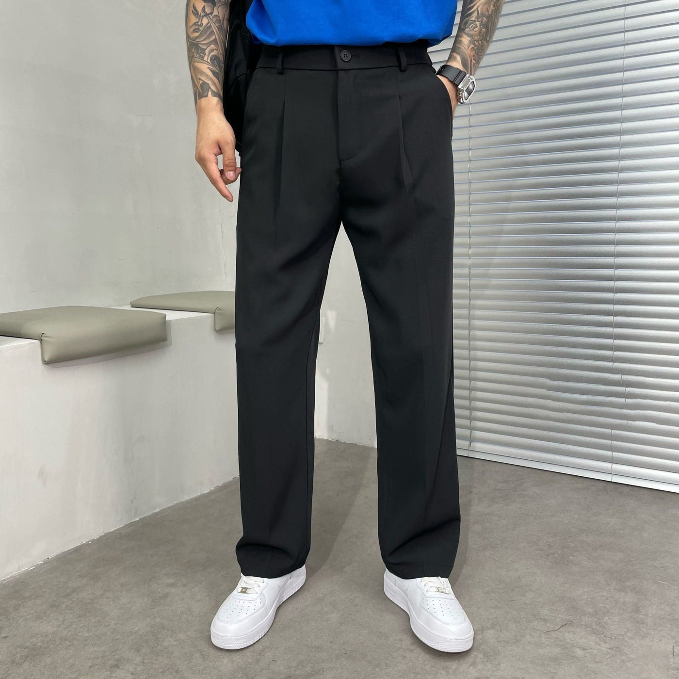 Jones - Cómodo pantalón casual para hombre de ajuste suelto