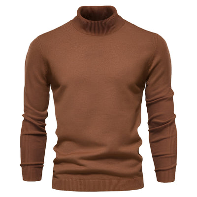 Jonah - Sencillo suéter de cuello alto para hombres