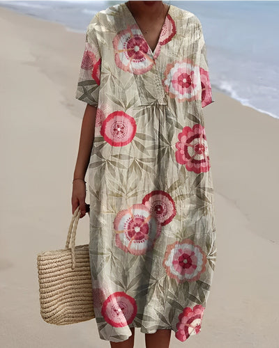 Romilly - Vestido de verano con estampado colorido para mujeres